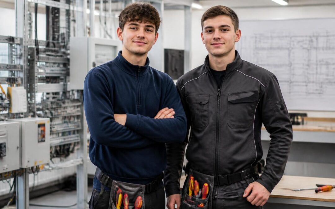 Evan et Marius, jeunes talents du Maine-et-Loire, sacrés Meilleurs Apprentis de France en électricité