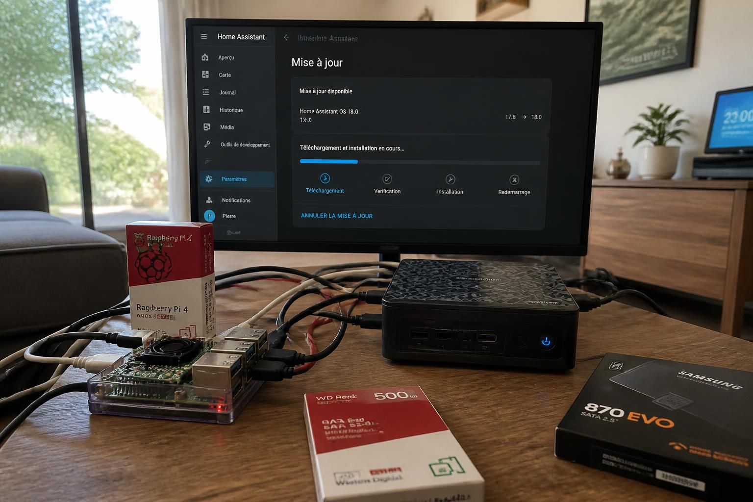découvrez home assistant os 18 avec une installation simplifiée et une meilleure gestion des configurations pour les appareils à faible mémoire ram, offrant plus d'espace et une performance optimisée.