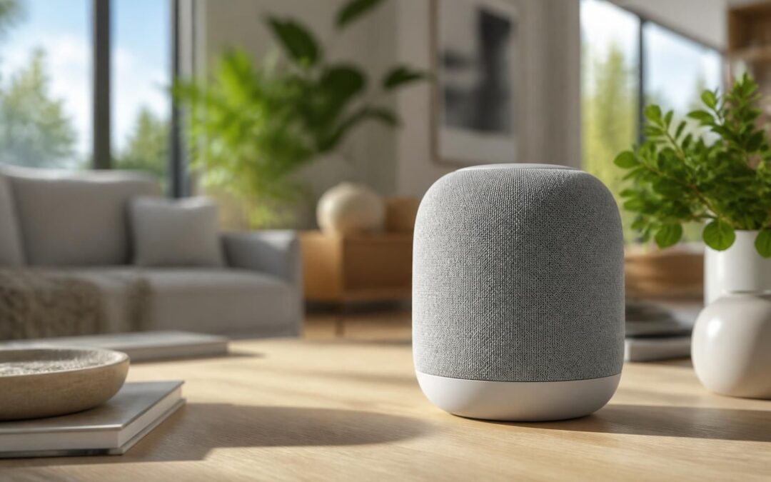 découvrez le nouveau google home speaker, disponible dès aujourd'hui en précommande. profitez d'un son de qualité et d'une assistance vocale intelligente pour faciliter votre quotidien.