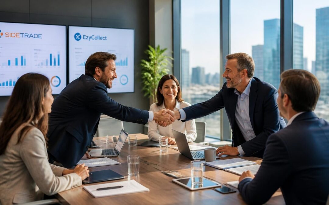 Sidetrade finalise des accords décisifs pour l&rsquo;acquisition totale d&rsquo;ezyCollect, acteur clé du secteur