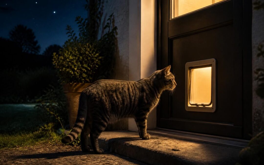 « Un chat errant venait chaque nuit chez moi » : ce qu’il faut savoir avant d’installer une chatière