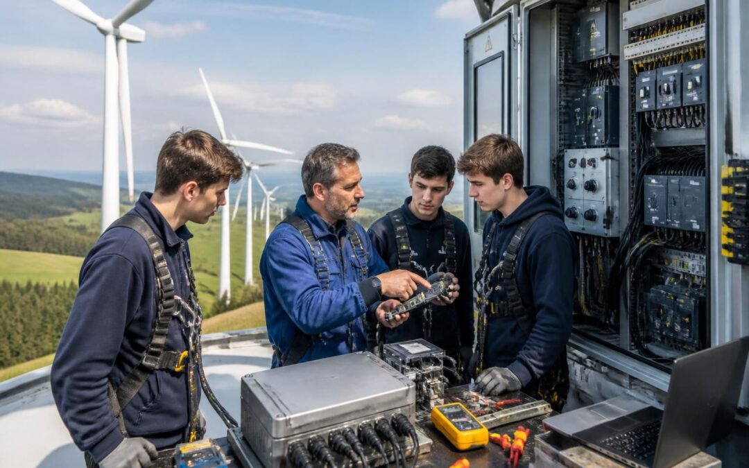 Un partenariat innovant pour préparer les futurs électriciens aux métiers de l’énergie éolienne