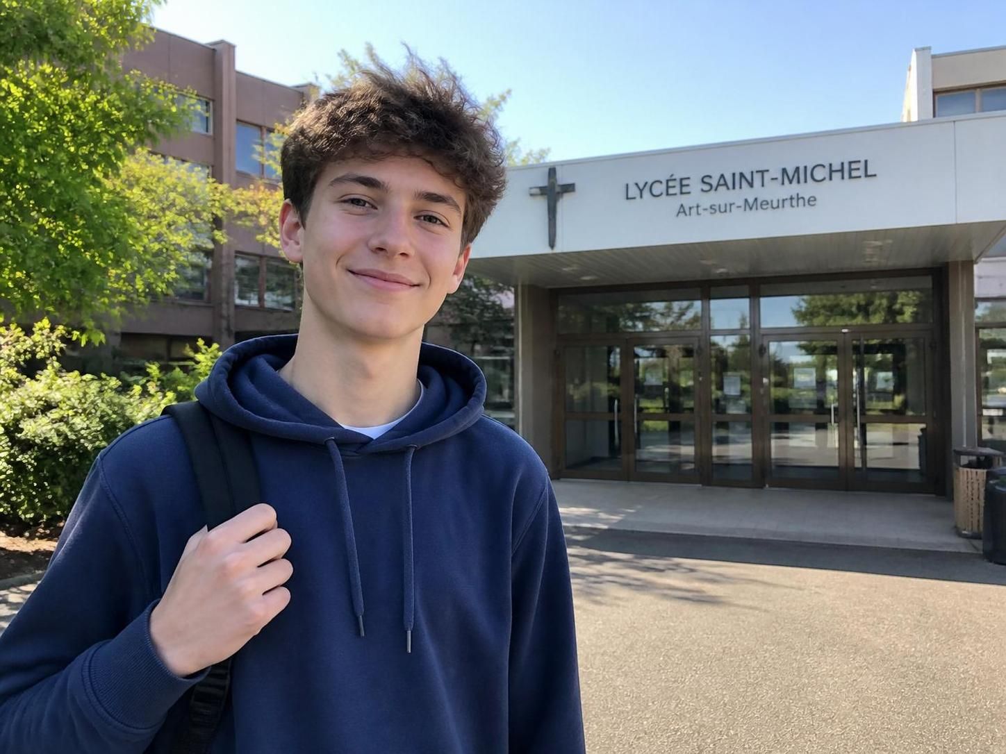 amaury lacroix, 17 ans, obtient la mention très bien au bac 2026 au lycée saint-michel d'art-sur-meurthe, une réussite remarquable célébrée par toute la communauté scolaire.