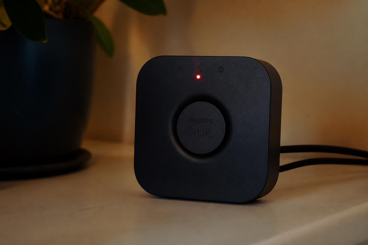 avertissement important : ne mettez surtout pas à jour cette version du boîtier philips hue si vous le possédez, afin d'éviter tout dysfonctionnement ou problème technique.