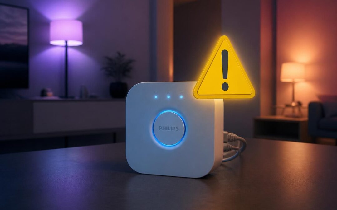 attention : ne mettez surtout pas à jour cette version du boîtier philips hue si vous le possédez, cela pourrait causer des problèmes de fonctionnement. découvrez pourquoi et comment éviter cette mise à jour.