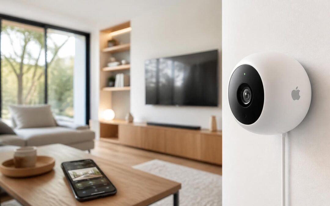 découvrez la nouvelle caméra de sécurité apple compatible homekit, conçue pour protéger votre domicile tout en garantissant une confidentialité maximale. un dispositif innovant en préparation pour sécuriser votre maison en toute confiance.