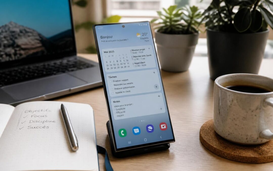 découvrez comment j'ai personnalisé l'écran d'accueil de mon samsung galaxy pour en faire un centre de productivité ultra-pratique, avec des astuces simples et efficaces.