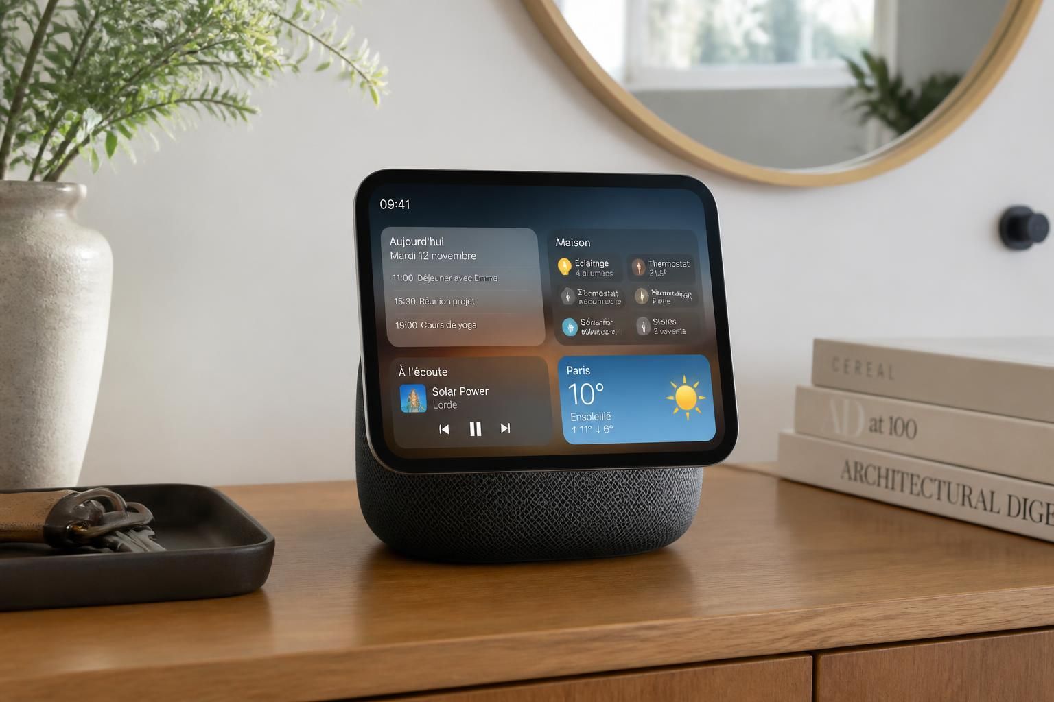 découvrez le prochain homepod d’apple équipé d’un écran intelligent capable d’identifier chaque utilisateur pour une expérience personnalisée et intuitive.