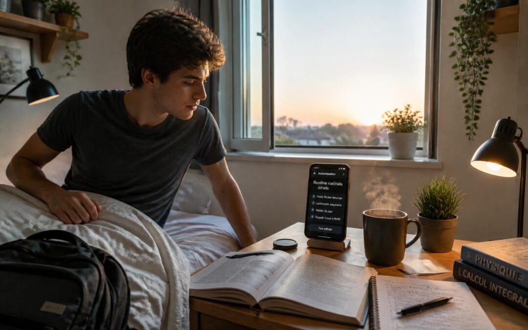 découvrez comment automatiser facilement vos routines matinales avec une seule prise intelligente et des automatisations android simples pour bien démarrer vos cours.