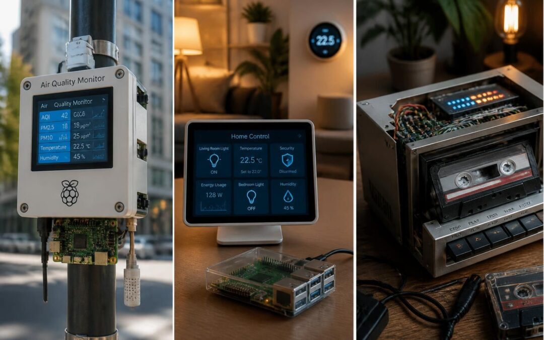 découvrez trois projets innovants avec raspberry pi qui résolvent des problèmes réels, dont un qui ravive la nostalgie des cassettes audio.