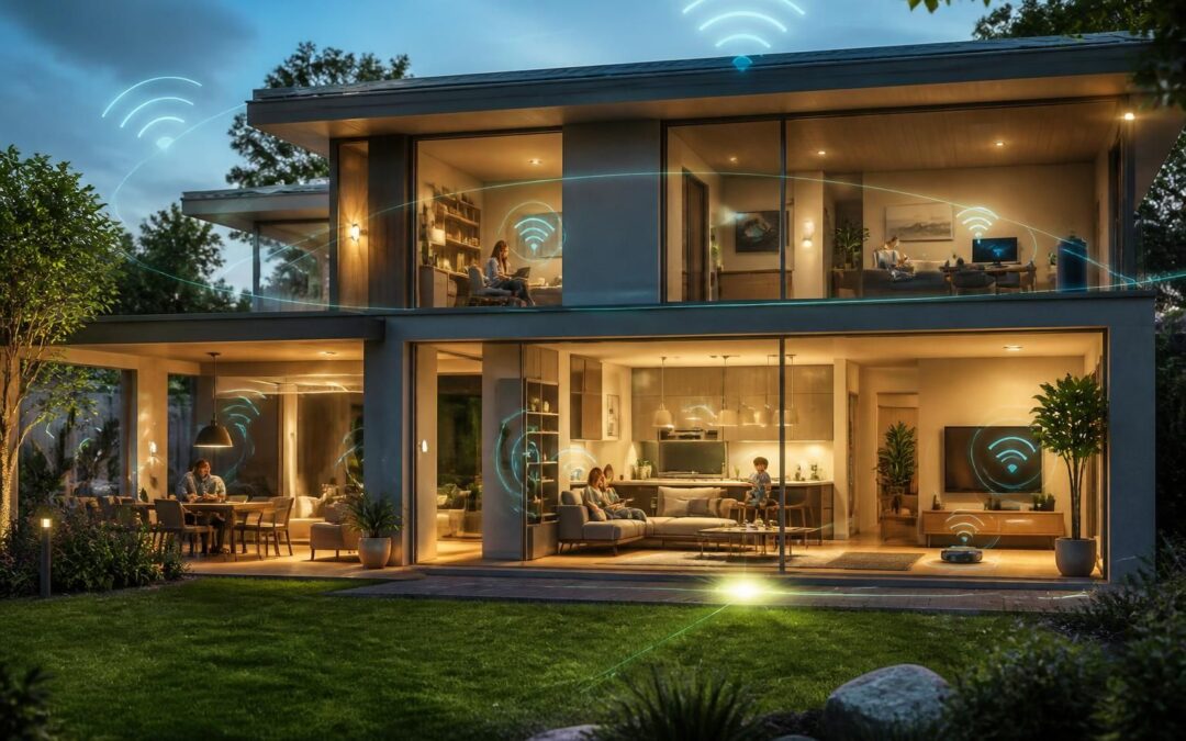 découvrez comment le wi-fi 7 en réseau maillé offre une couverture optimale et une connexion stable pour une grande maison connectée, sans interruption ni zone d'ombre.