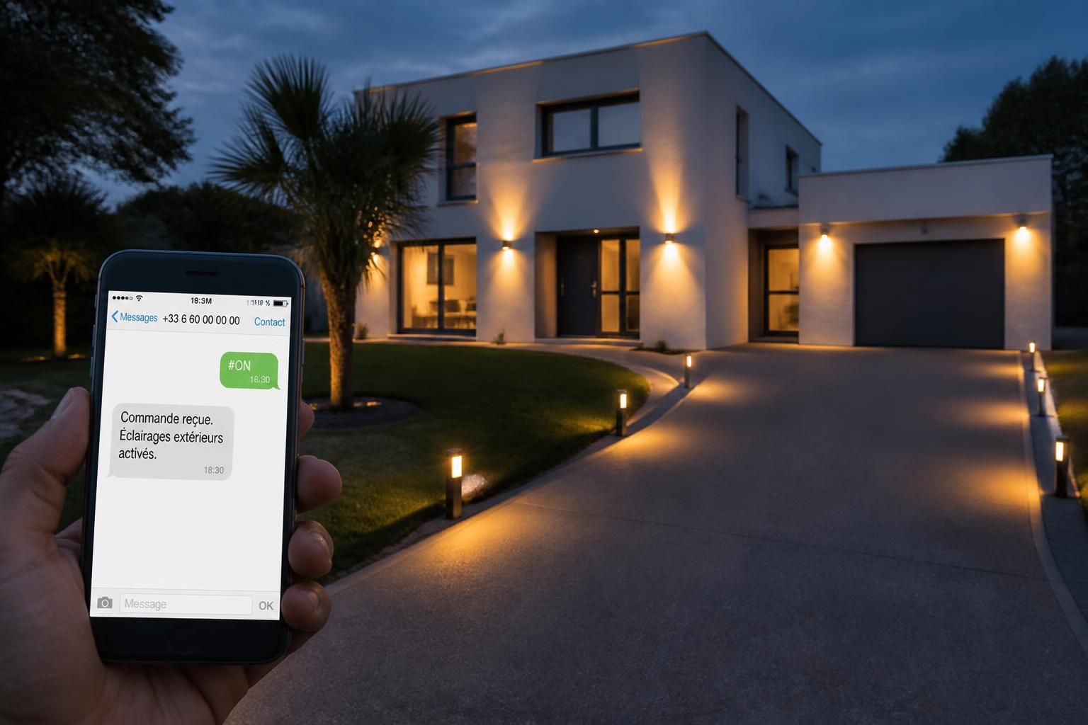découvrez comment gérer votre maison simplement via sms avec 'c'est déjà demain' sur tf1+. automatisation et confort à portée de message !