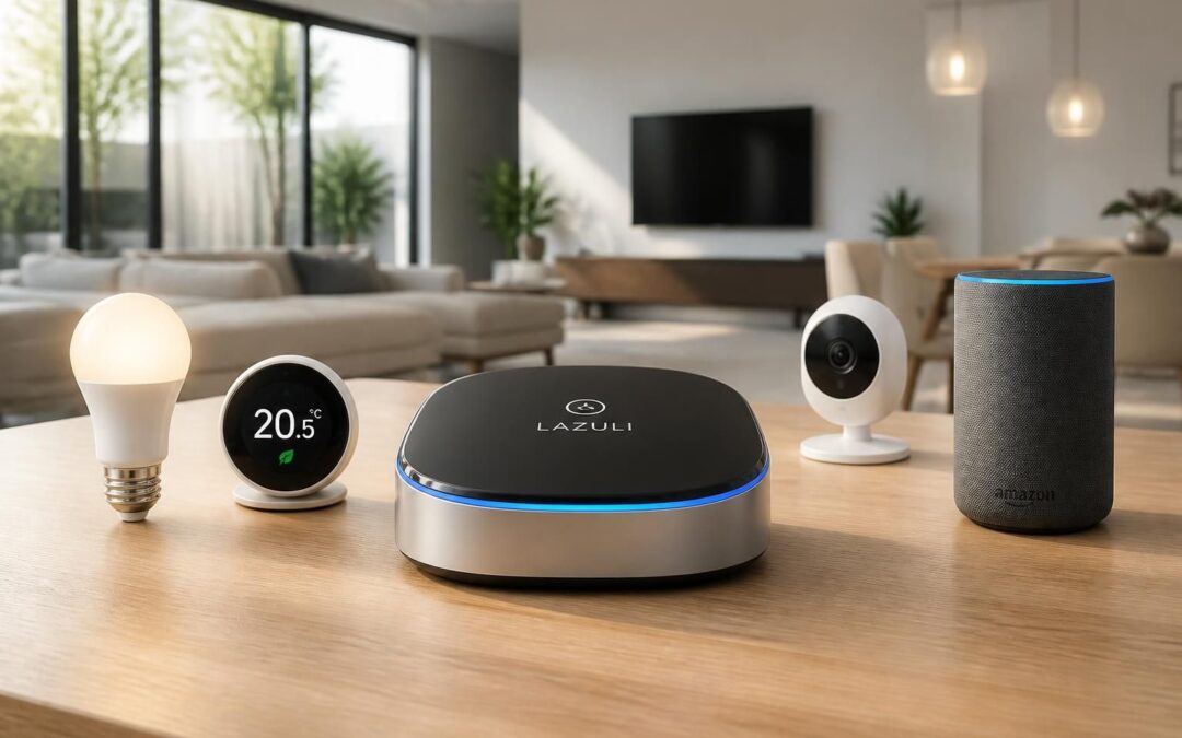 contrôlez facilement tous vos objets connectés sans aucune installation d’application grâce à ce boîtier innovant et révolutionnaire, pour une gestion simplifiée et rapide.