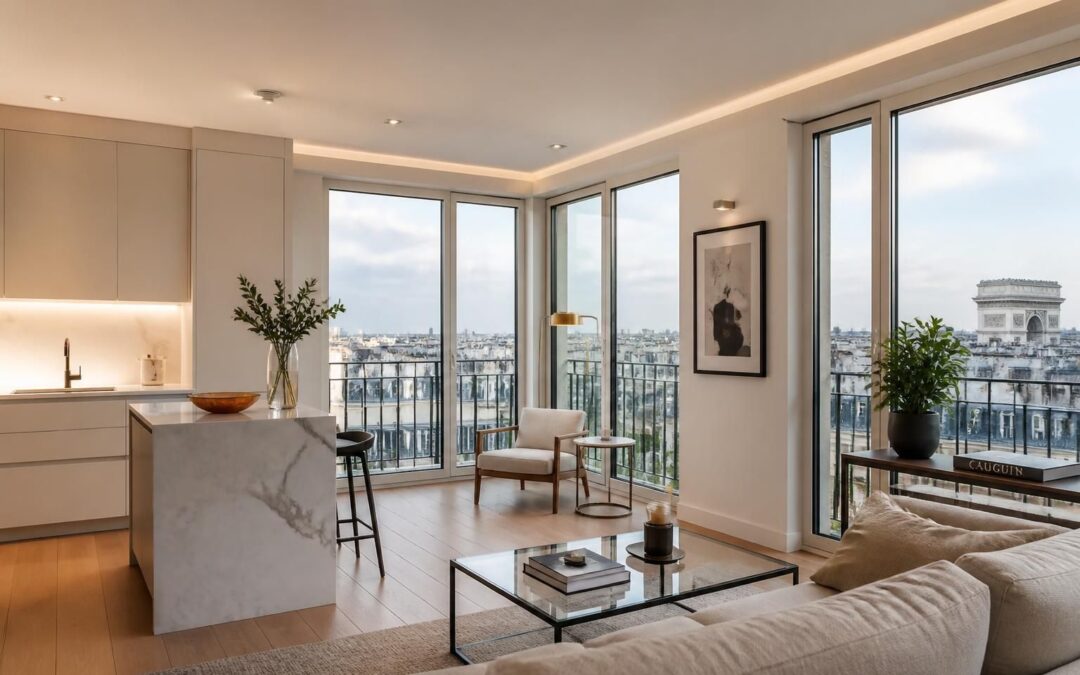 découvrez ce penthouse d'exception de 47 m² à louer dans le prestigieux 8ᵉ arrondissement de paris. profitez d'un cadre luxueux pour 3 200 € par mois. ne manquez pas cette opportunité unique.
