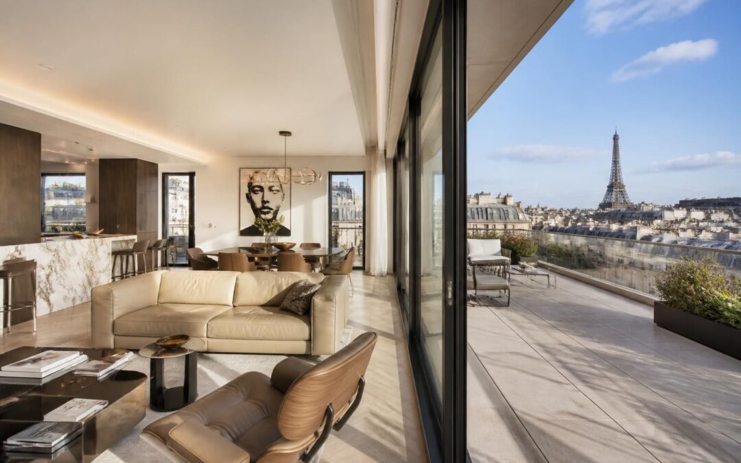 découvrez ce penthouse d'exception à louer dans le prestigieux 8ᵉ arrondissement de paris. 130 m² de luxe, confort et élégance pour 7 200 € par mois. vivez l'expérience parisienne haut de gamme.
