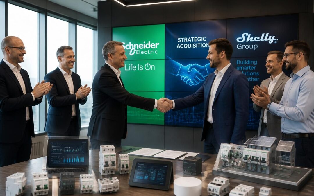 découvrez comment schneider electric renforce sa position sur le marché grâce à l'acquisition stratégique de shelly group, une étape clé pour innover et élargir son expertise.