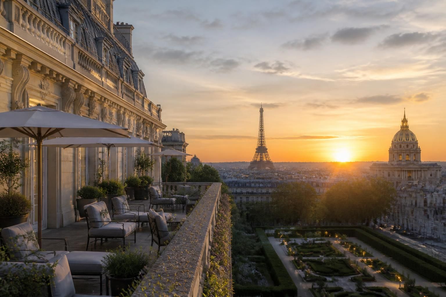 découvrez un hôtel d'exception offrant une vue panoramique sur la tour eiffel et les invalides, avec une piscine souterraine unique pour un séjour inoubliable au cœur de paris.