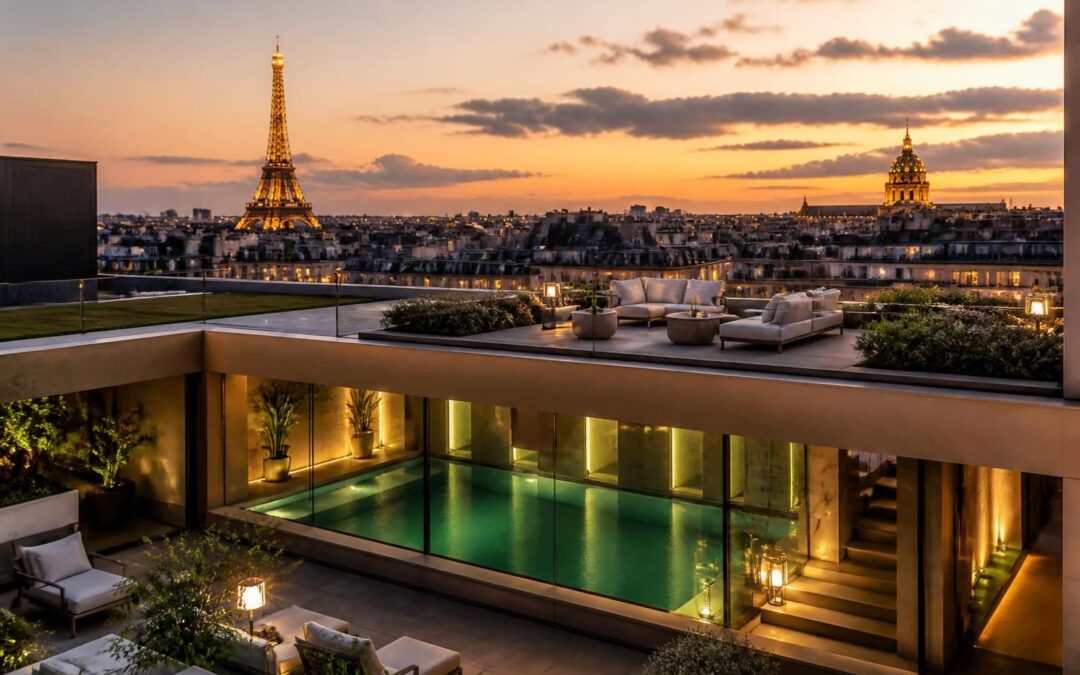 découvrez un hôtel d'exception offrant une vue panoramique sur la tour eiffel et les invalides, avec une piscine souterraine unique pour un séjour inoubliable au cœur de paris.