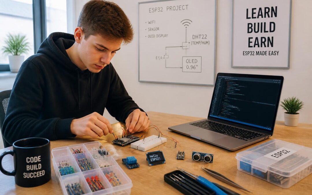 projets ESP32 adaptés aux débutants qui se rentabilisent rapidement