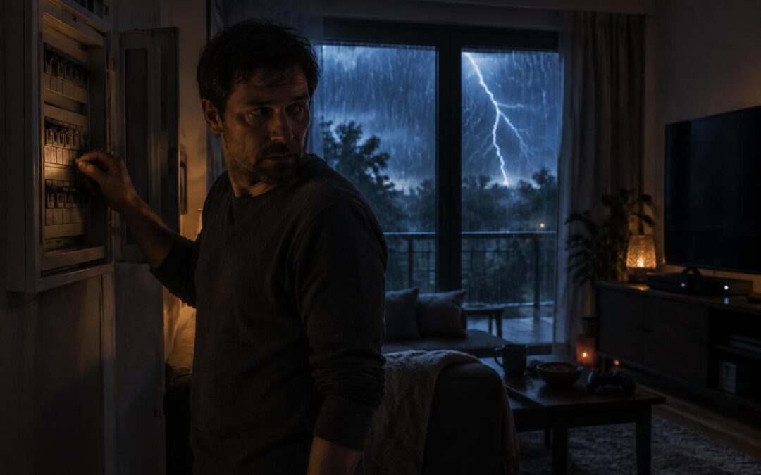 à chaque orage, je coupais le disjoncteur pour protéger la maison. jusqu’au soir où ma console m’a fait comprendre que ce geste ne suffisait pas…