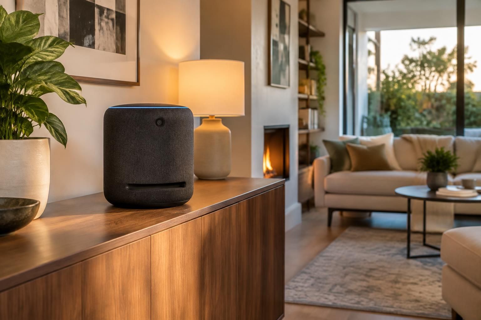 amazon prépare de nouvelles enceintes echo avec caméra intégrée et hub domotique, pour enrichir ses appareils connectés et simplifier la maison intelligente.