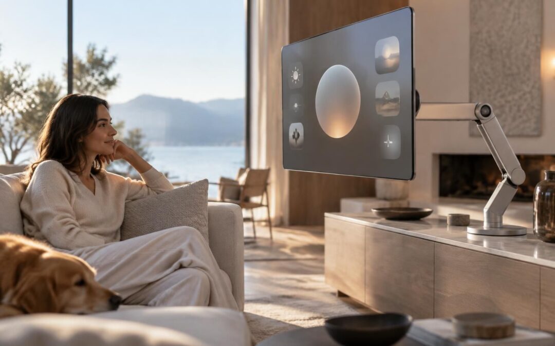 apple préparerait un homeview équipé d’un grand écran sur bras robotisé, capable de suivre votre regard pour une expérience domestique inédite.