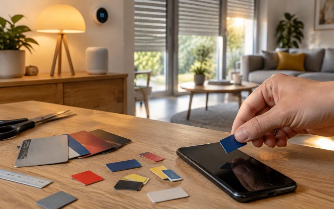 découvrez comment recycler vos vieilles cartes bancaires en tags nfc gratuits pour contrôler facilement vos appareils et scénarios de maison connectée.