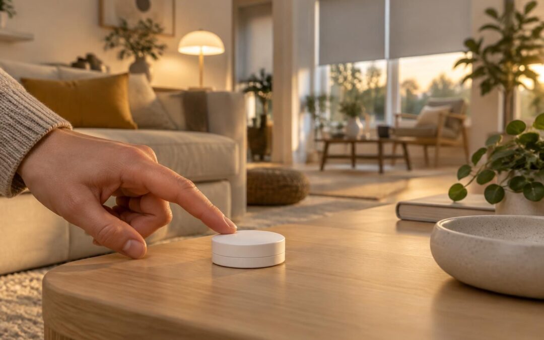 ikea élargit sa gamme domotique avec un nouveau bouton intelligent pour contrôler facilement les appareils et scénarios de la maison connectée.