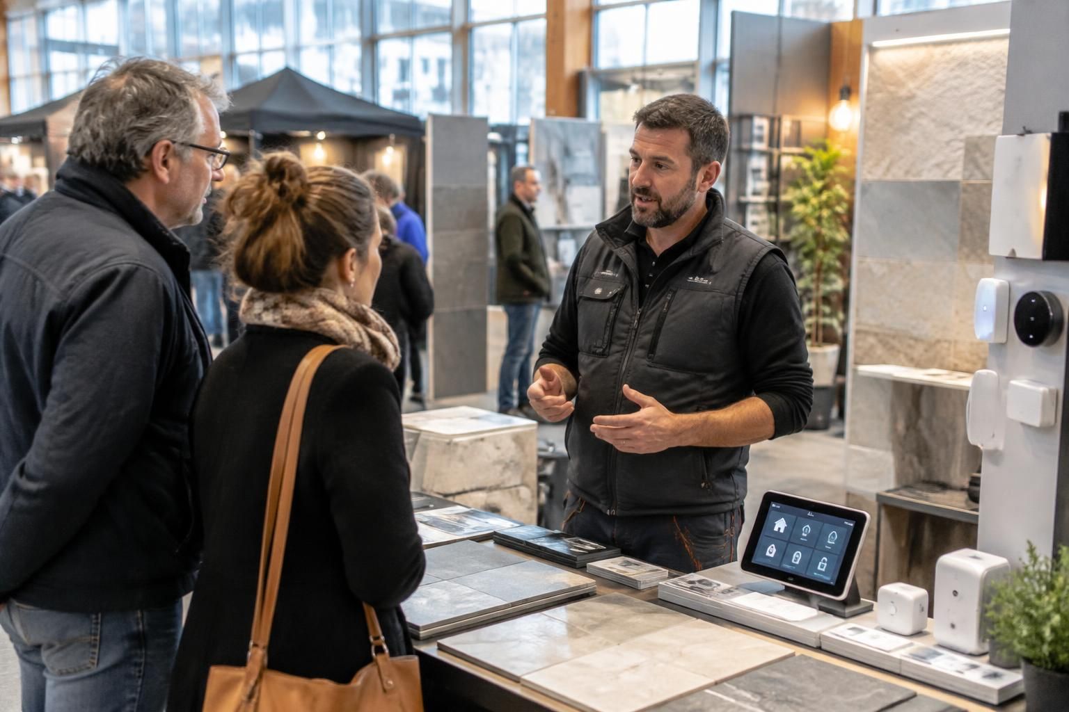 wilfried spangenberg, entrepreneur du bâtiment, ira à la rencontre du public au salon des artisans de châteaulin pour présenter son métier et son savoir-faire.